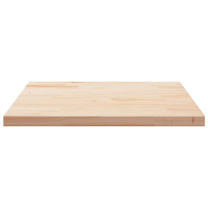 Piano Tavolo 90x90x2,5 cm in Legno Massello di Pino Quadrato | homemem39