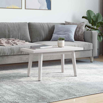 Piano Tavolo Bianco Legno Massello Pino Rettangolare