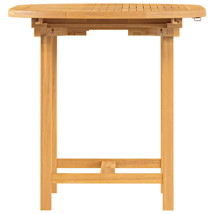 Tavolo Giardino Estensibile 110-160x80x75cm Legno Massello Teak | homemem39