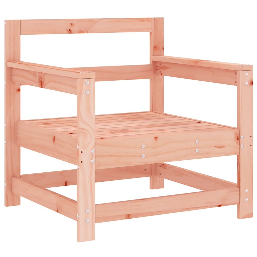 Sedie da Giardino con Cuscini 2 pz in Legno Massello di Douglas - homemem39