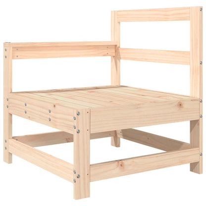 Sedia da Giardino con Cuscini in Legno Massello di Pino | homemem39