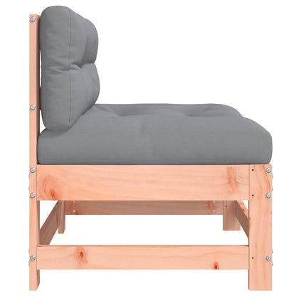 Divani Centrali con Cuscini 2 pz in Legno Massello di Douglas - homemem39