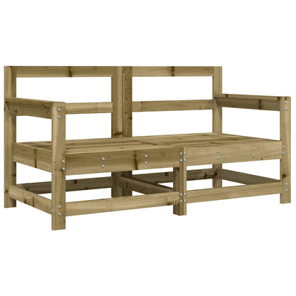 Sedie da Giardino con Cuscini 2 pz in Legno Impregnato di Pino | homemem39