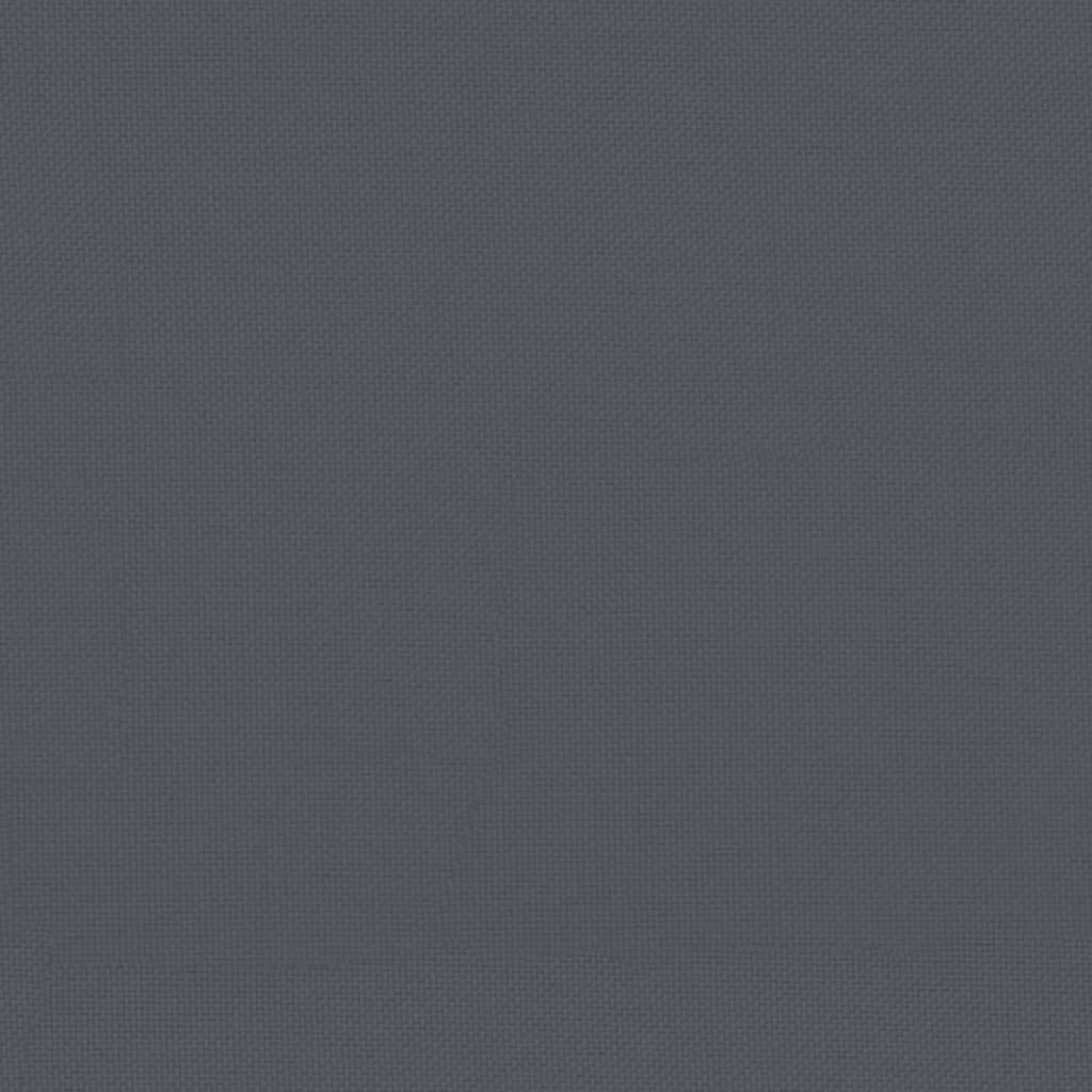 Poggiapiedi da Giardino con Cuscino Legno Massello Pino Bianco - homemem39