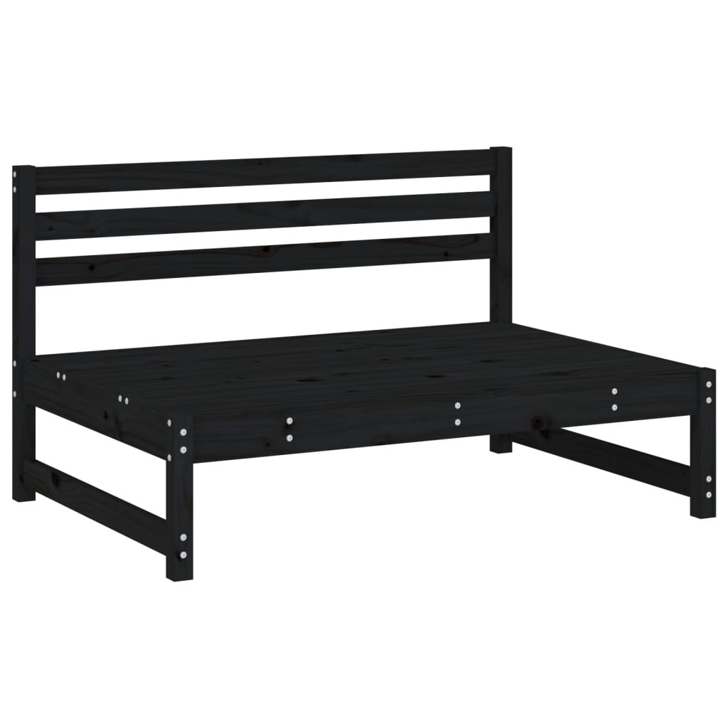 Divano Centrale 120x80 cm in Legno Massello di Pino Nero | homemem39