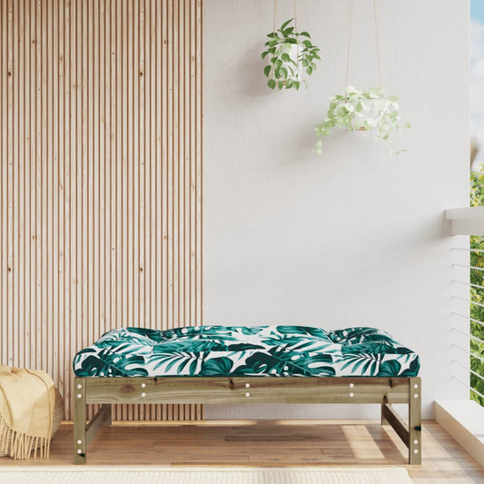 Poggiapiedi da Giardino 120x80 cm in Legno Impregnato di Pino | homemem39