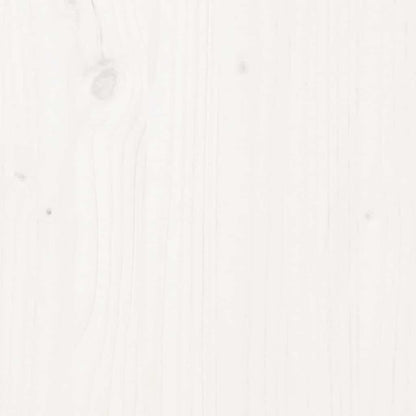 Poggiapiedi da Giardino 120x80 cm Legno Massello di Pino Bianco