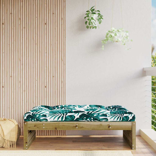 Poggiapiedi da Giardino 120x80 cm in Legno Impregnato di Pino | homemem39