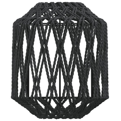 Paralume Nero Ø23x28 cm Ferro e Carta - homemem39