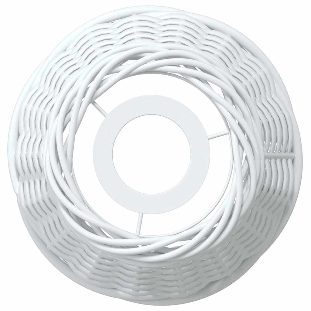 Paralume da Soffitto Bianco Ø15x12 cm in Vimini | homemem39