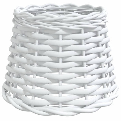 Paralume da Soffitto Bianco Ø20x15 cm in Vimini - homemem39