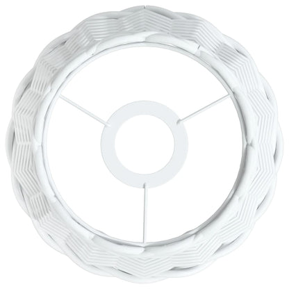 Paralume da Soffitto Bianco Ø20x15 cm in Vimini - homemem39