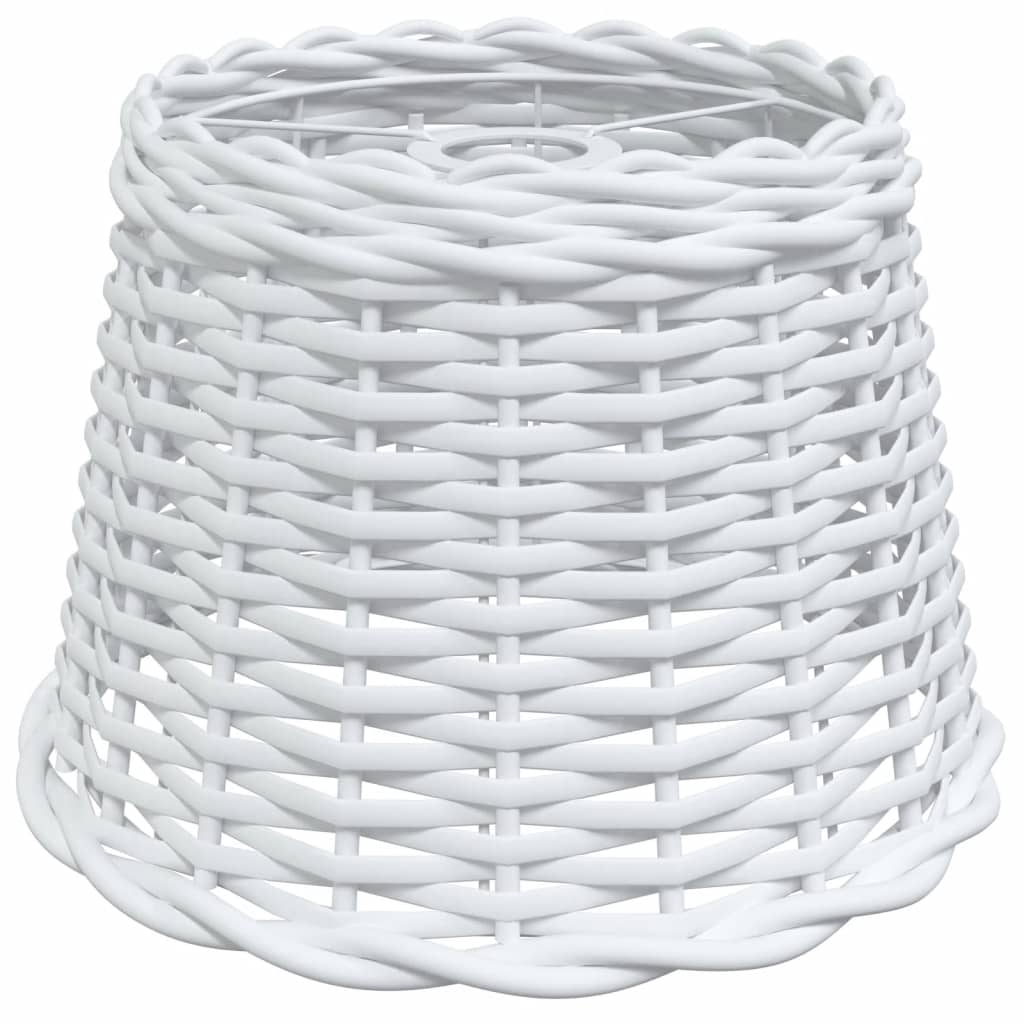 Paralume da Soffitto Bianco Ø30x20 cm in Vimini - homemem39