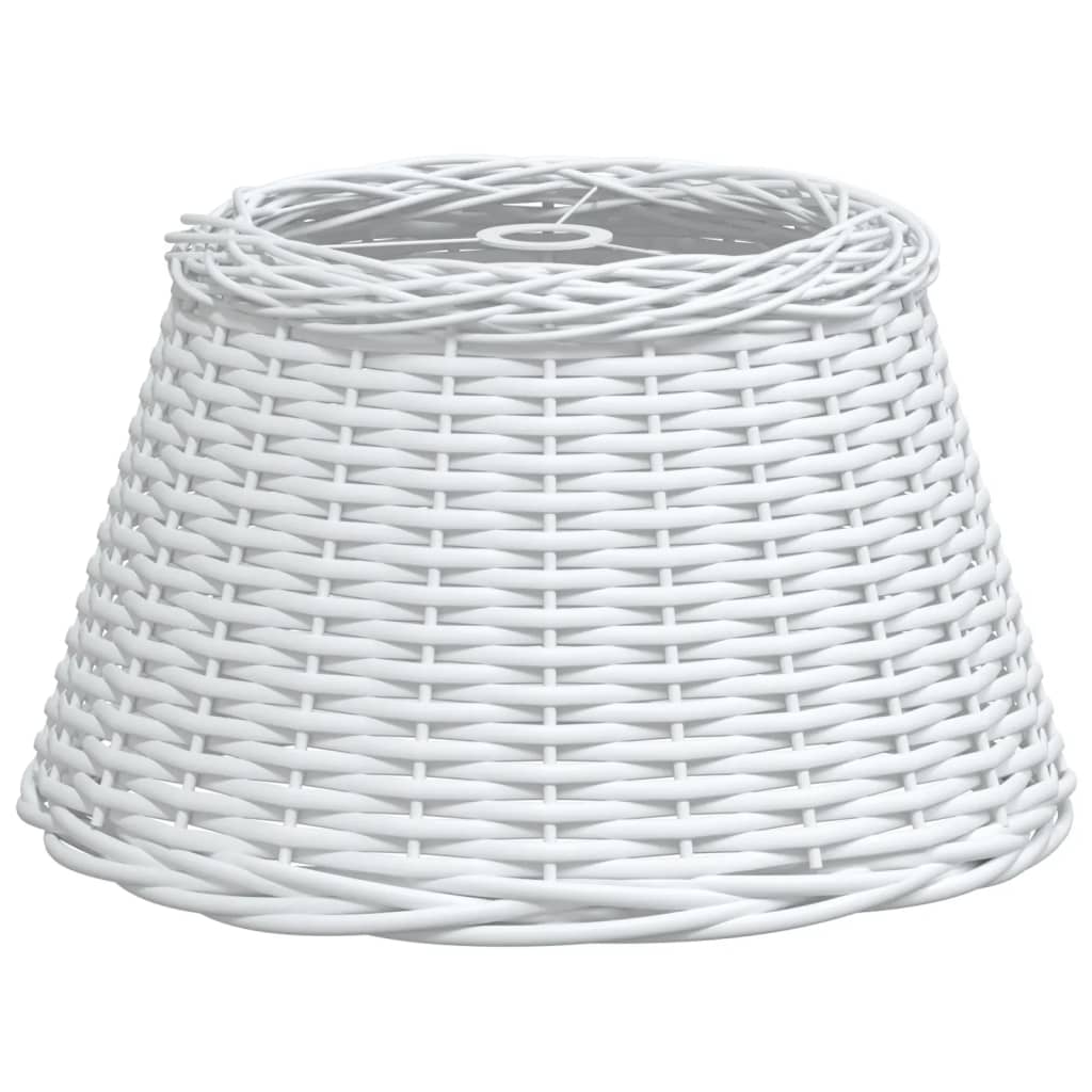 Paralume da Soffitto Bianco Ø50x30 cm in Vimini - homemem39
