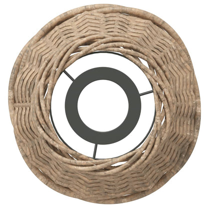 Paralume da Soffitto Marrone Ø15x12 cm in Vimini - homemem39