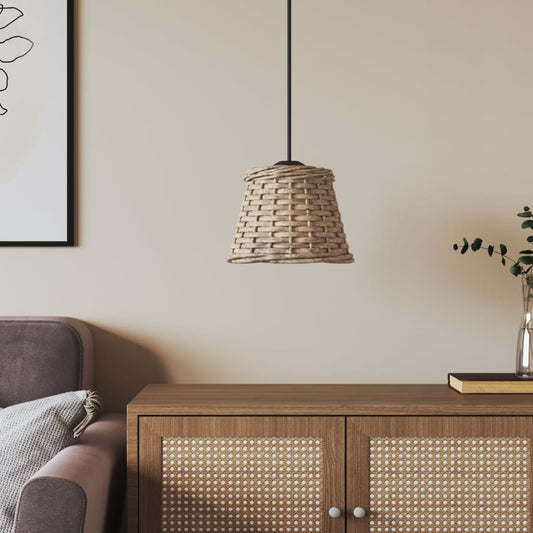 Paralume da Soffitto Marrone Ø15x12 cm in Vimini - homemem39