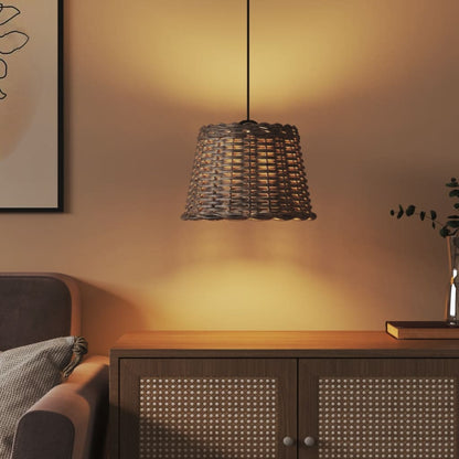 Paralume da Soffitto Marrone Ø30x20 cm in Vimini - homemem39