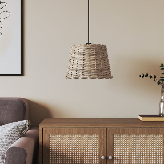 Paralume da Soffitto Marrone Ø30x20 cm in Vimini - homemem39