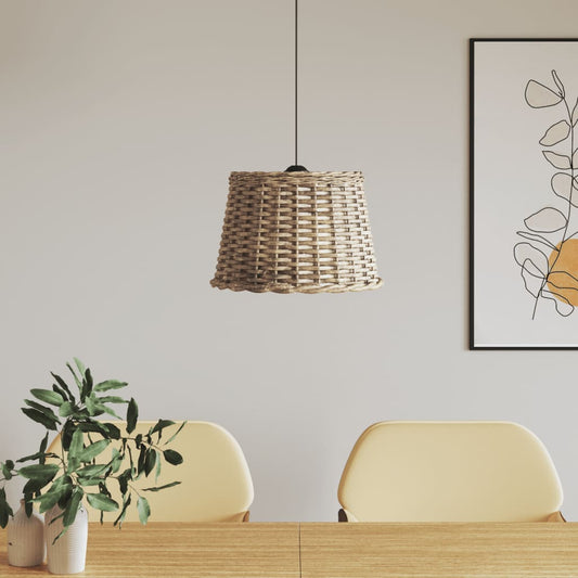 Paralume da Soffitto Marrone Ø40x26 cm in Vimini - homemem39