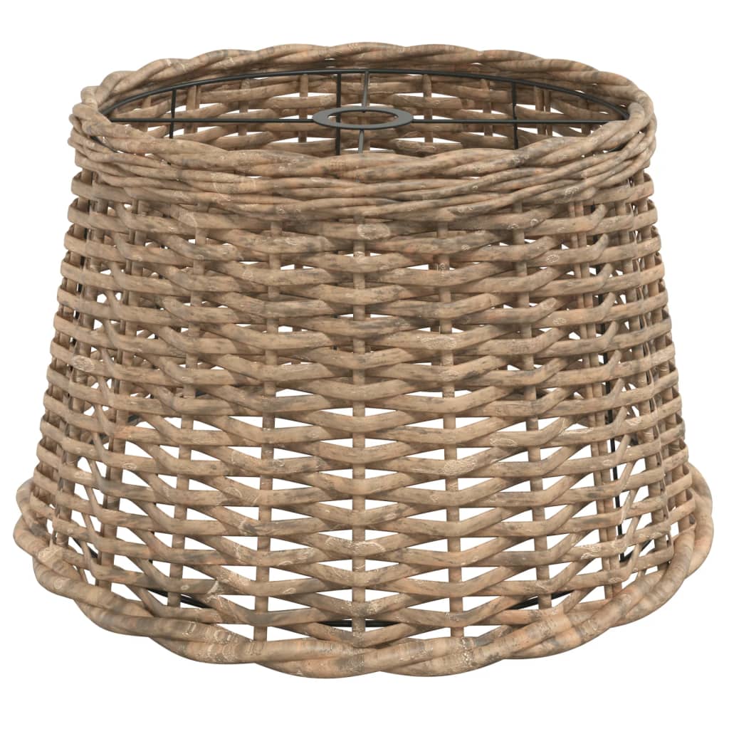 Paralume da Soffitto Marrone Ø45x28 cm in Vimini - homemem39