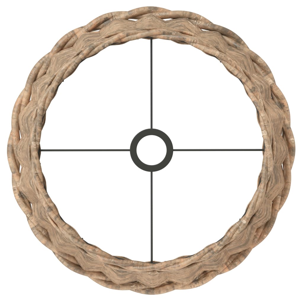 Paralume da Soffitto Marrone Ø45x28 cm in Vimini - homemem39