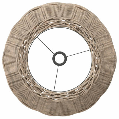 Paralume da Soffitto Marrone Ø50x30 cm in Vimini - homemem39