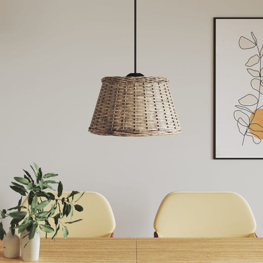 Paralume da Soffitto Marrone Ø50x30 cm in Vimini - homemem39