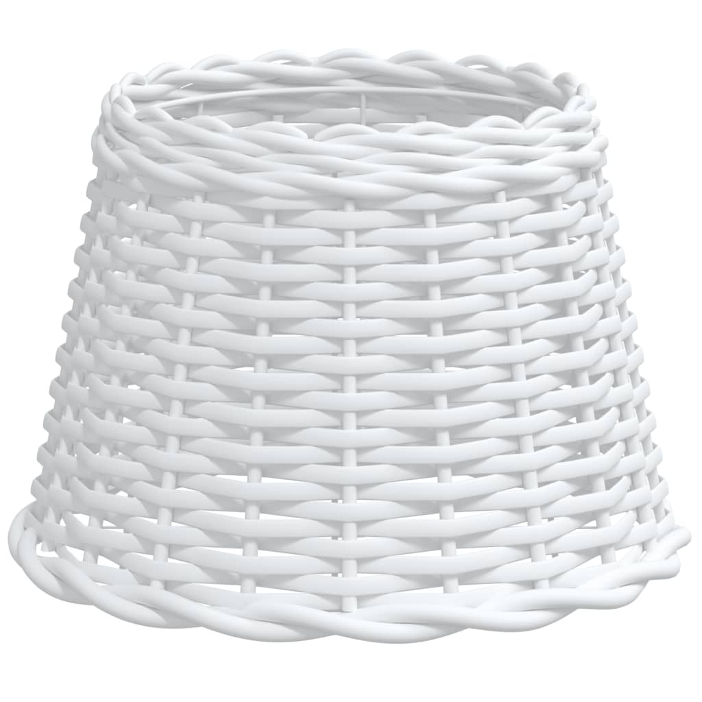 Paralume Bianco Ø30x20 cm in Vimini - homemem39