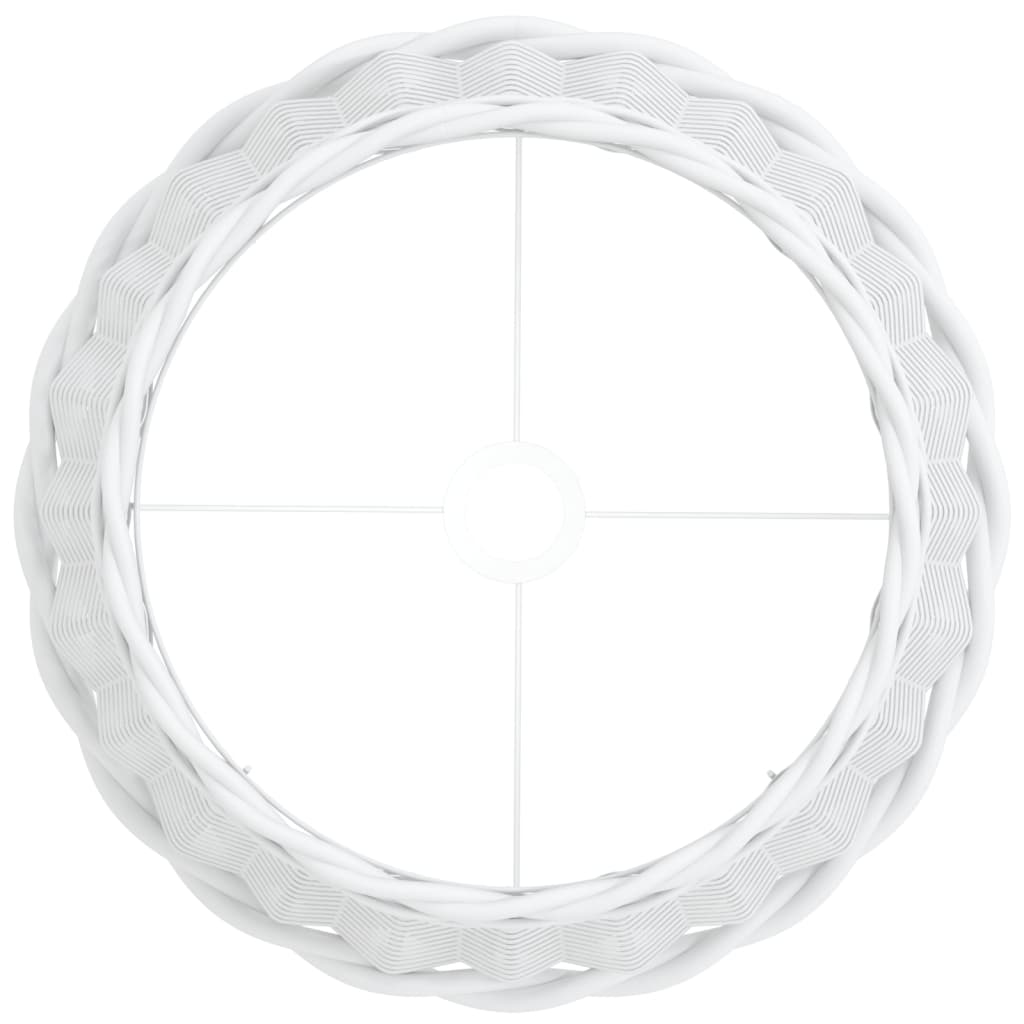Paralume Bianco Ø40x26 cm in Vimini | homemem39