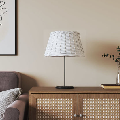 Paralume Bianco Ø50x30 cm in Vimini | homemem39