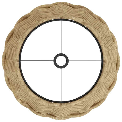 Paralume Marrone Ø20x15 cm in Vimini | homemem39