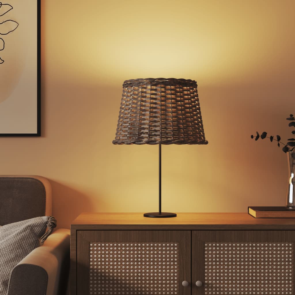 Paralume Marrone Ø40x26 cm in Vimini | homemem39