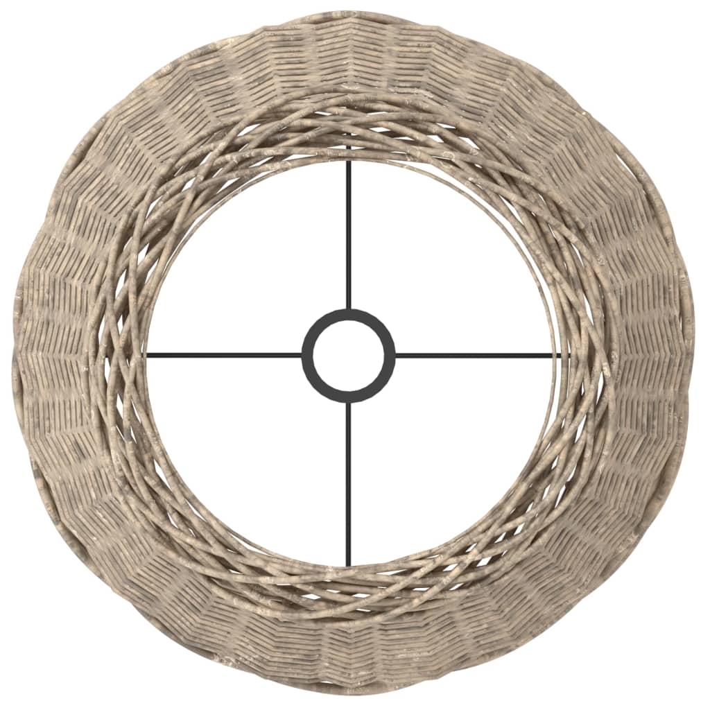 Paralume Marrone Ø50x30 cm in Vimini | homemem39