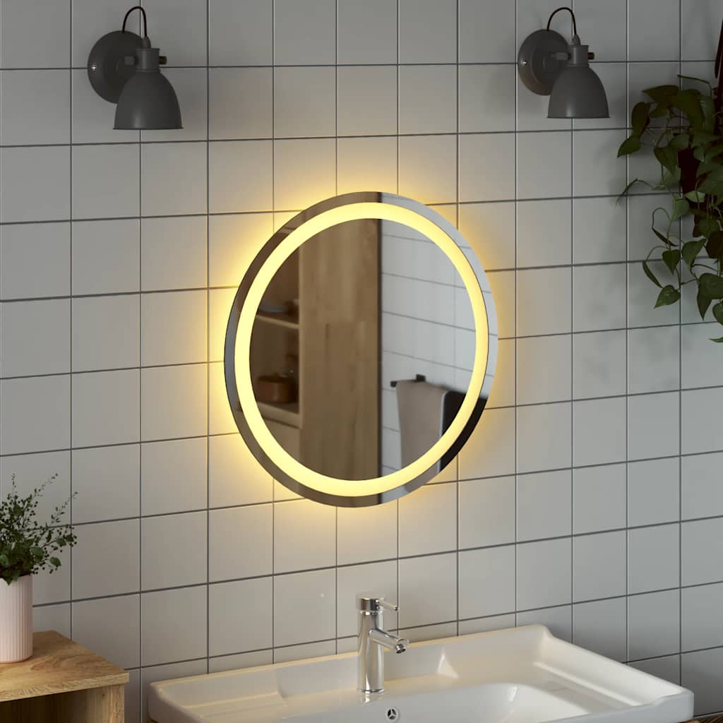 Specchio da Bagno LED 50 cm Rotondo | homemem39