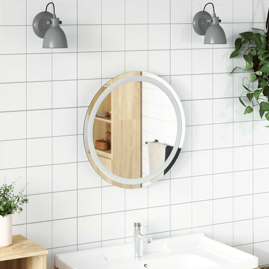 Specchio da Bagno LED 50 cm Rotondo | homemem39