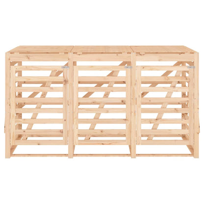 Copribidone Triplo in Legno Massello di Pino - homemem39