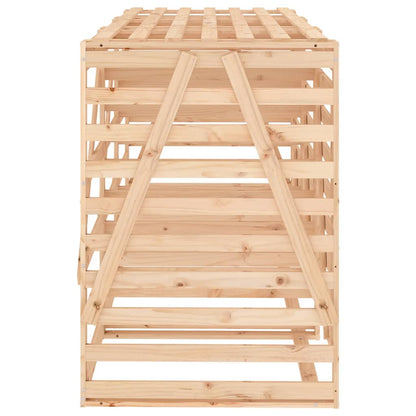 Copribidone Triplo in Legno Massello di Pino - homemem39