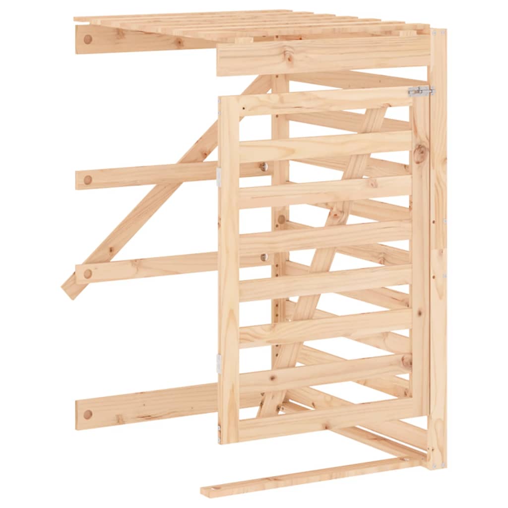 Copribidone Triplo in Legno Massello di Pino - homemem39