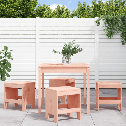Set da Pranzo per Giardino 5 pz in Legno Massello di Douglas - homemem39