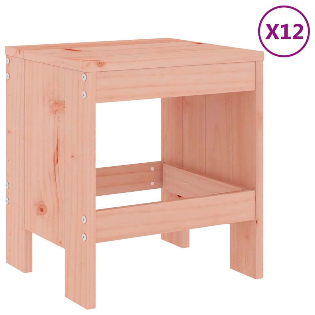 Set da Pranzo per Giardino 13 pz in Legno Massello di Douglas - homemem39
