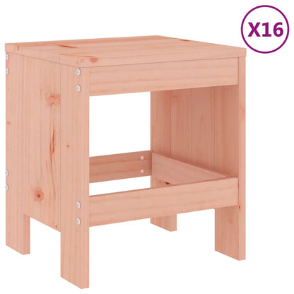 Set da Pranzo per Giardino 17 pz in Legno Massello di Douglas | homemem39