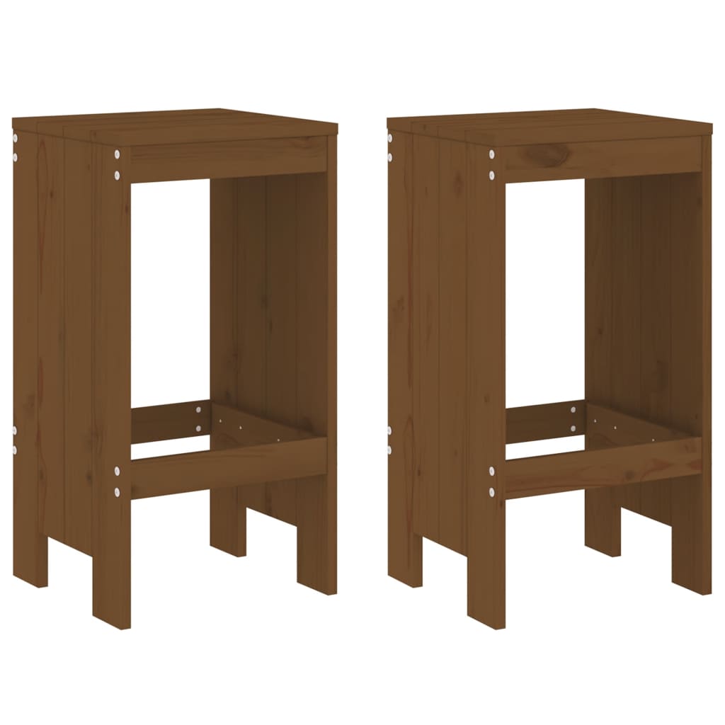 Set Bar da Giardino 3 pz ambra in Legno Massello di Pino | homemem39