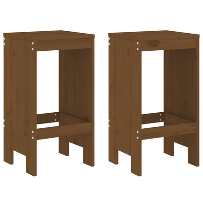 Set Bar da Giardino 3 pz ambra in Legno Massello di Pino | homemem39