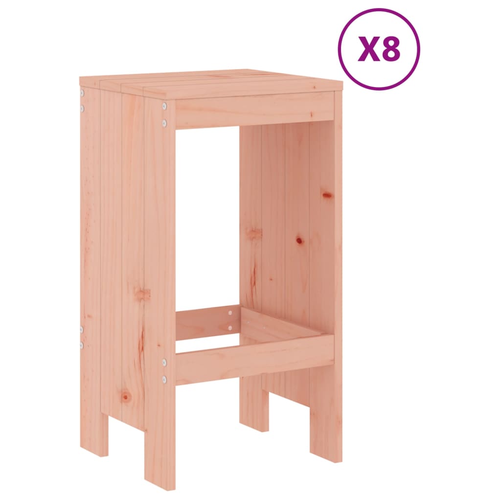 Set da Bar da Giardino 9 pz in Legno Massello di Douglas | homemem39