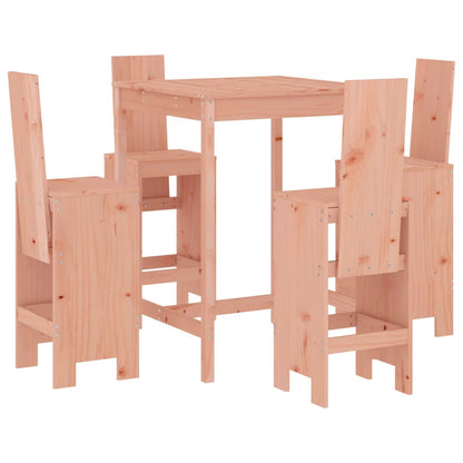 Set da Bar da Giardino 5 pz in Legno Massello di Douglas - homemem39