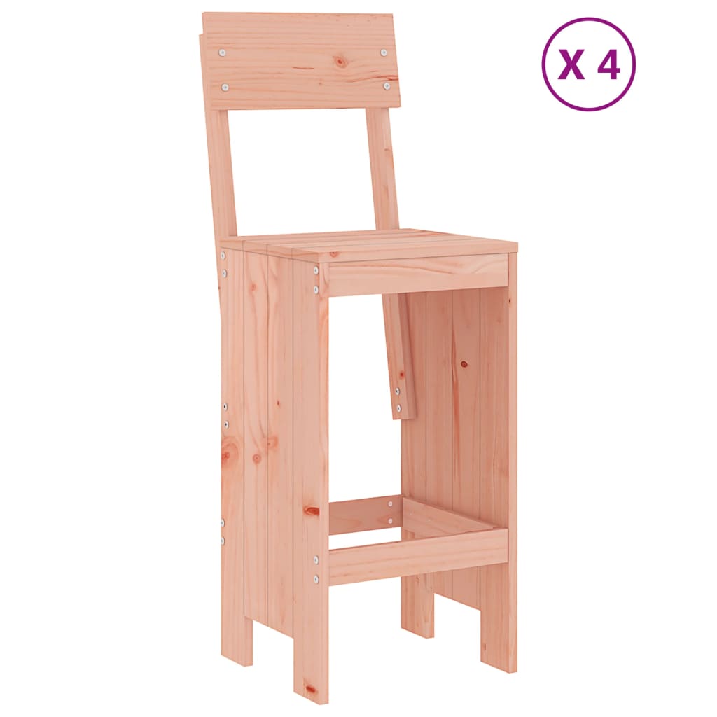 Set da Bar da Giardino 5 pz in Legno Massello di Douglas | homemem39