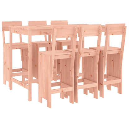 Set da Bar da Giardino 7 pz in Legno Massello di Douglas | homemem39