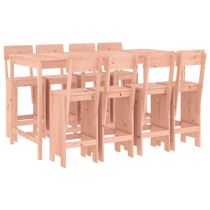 Set da Bar da Giardino 9 pz in Legno Massello di Douglas | homemem39