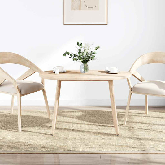 Piano del tavolo 90x45x2,5 cm in legno massello di pino ovale