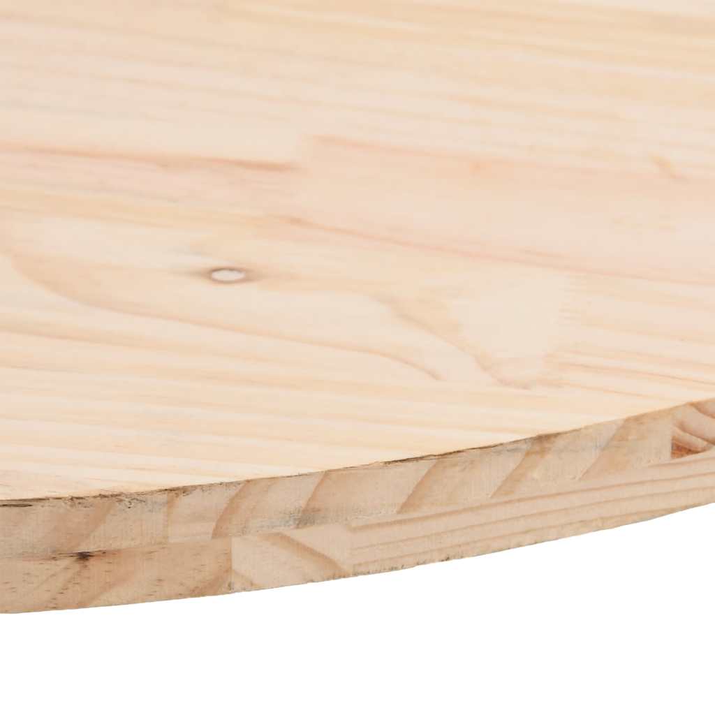 Piano del tavolo 90x45x2,5 cm in legno massello di pino ovale | homemem39